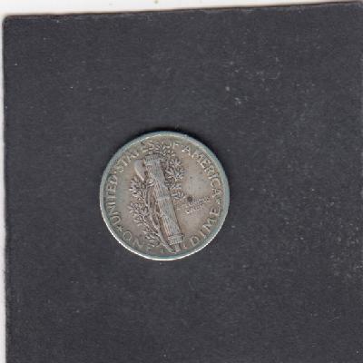 Beschrijving: 1 Dime MERCURY